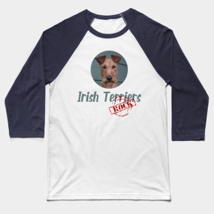 Irish Terriers Rock! Baseball T-Shirt